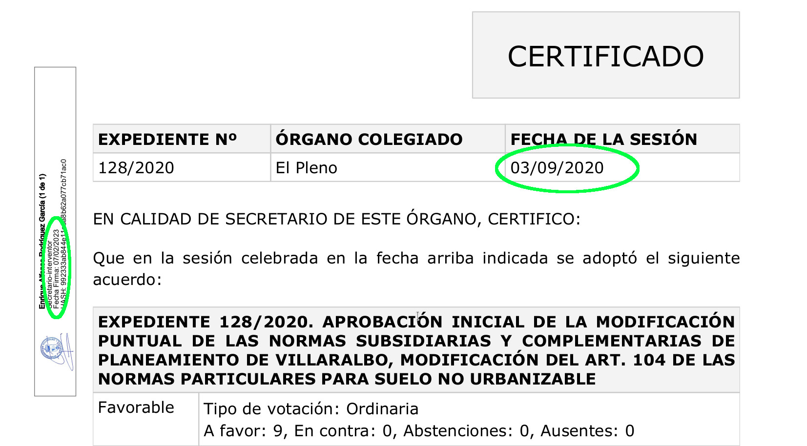2 años y medio para finalizar la modificación de las Normas Urbanísticas condenan a agricultores y empresarios